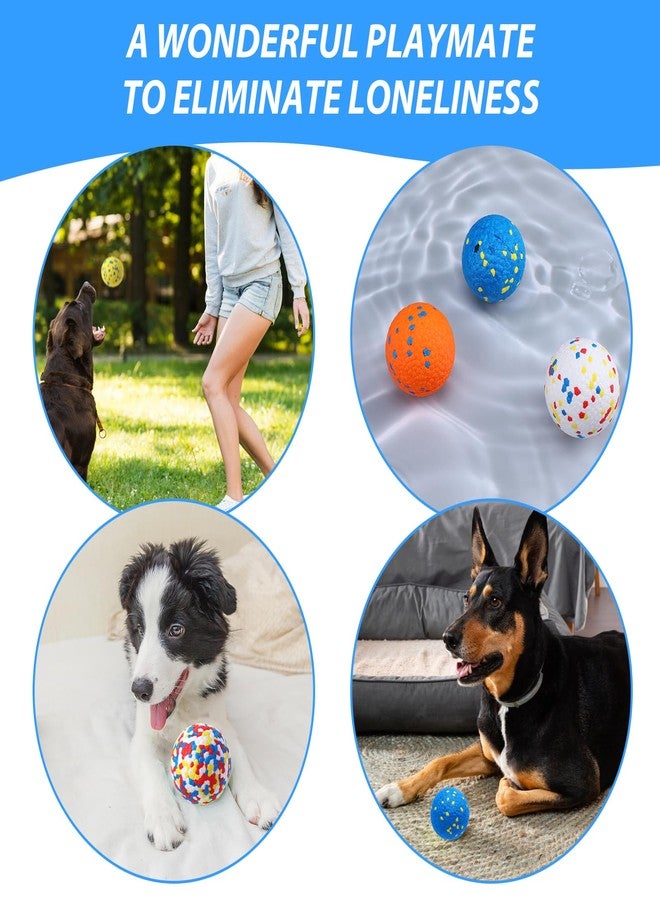 Lemecima 6 Pcs Dog Toy - Interactive Bouncy Floating Ball for Aggressive Chewers - Bright Color, 2.5 Inch - Image 4